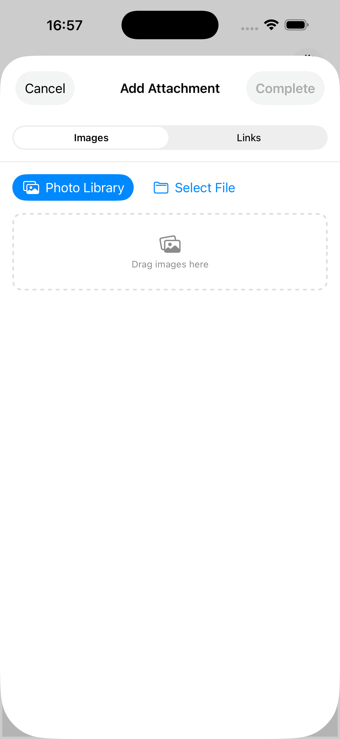 Add attachment entry